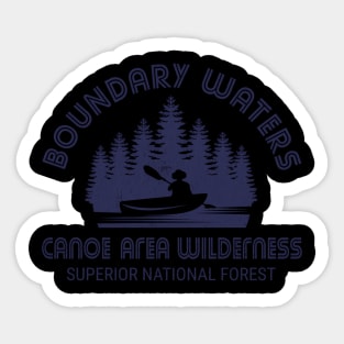 Boundary Waters Canoe Area Minnesota Bwca Sticker